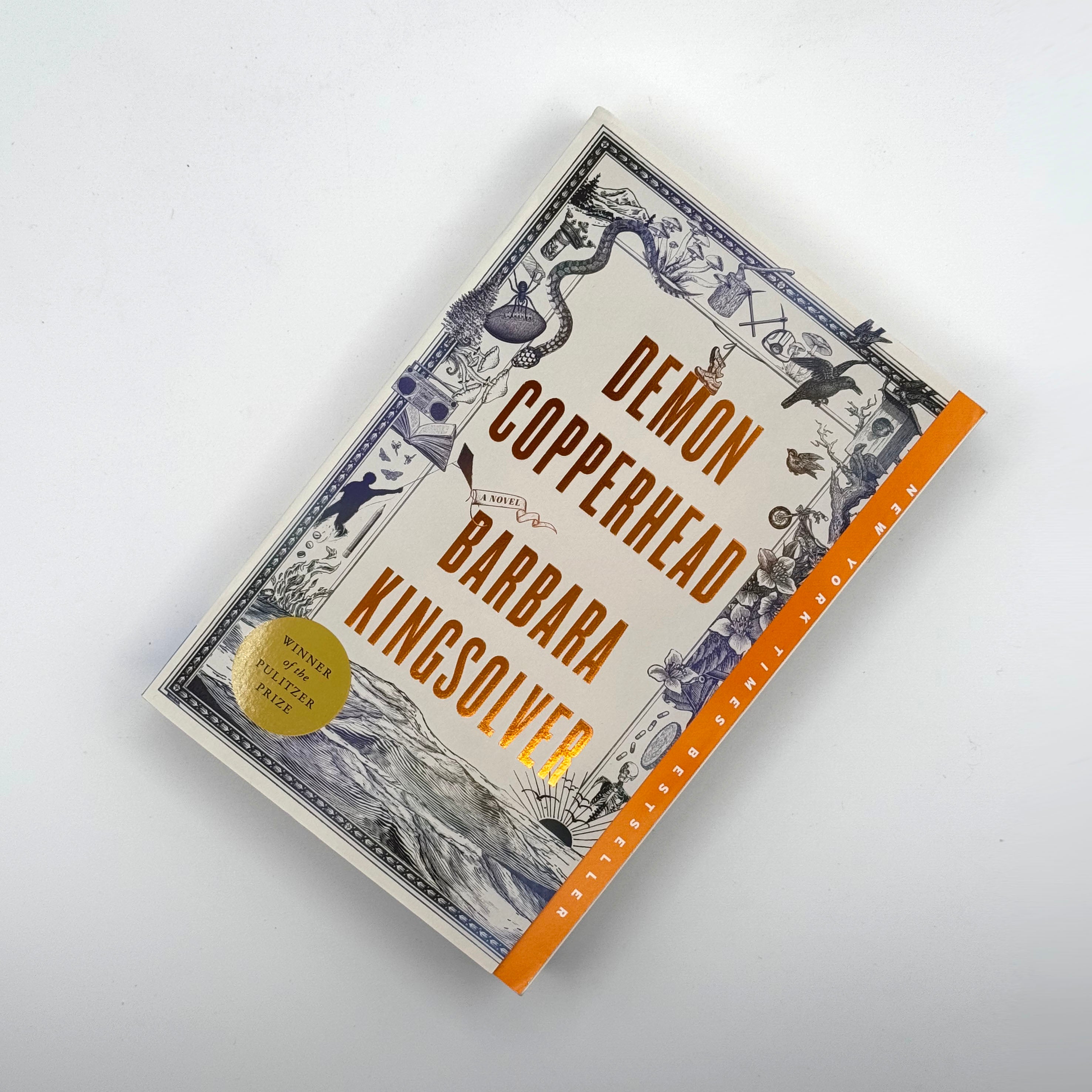 Demon Copperhead by Barbara Kingsolver paperback book cover - Harper edition 2023 Pulitzer Prize winner