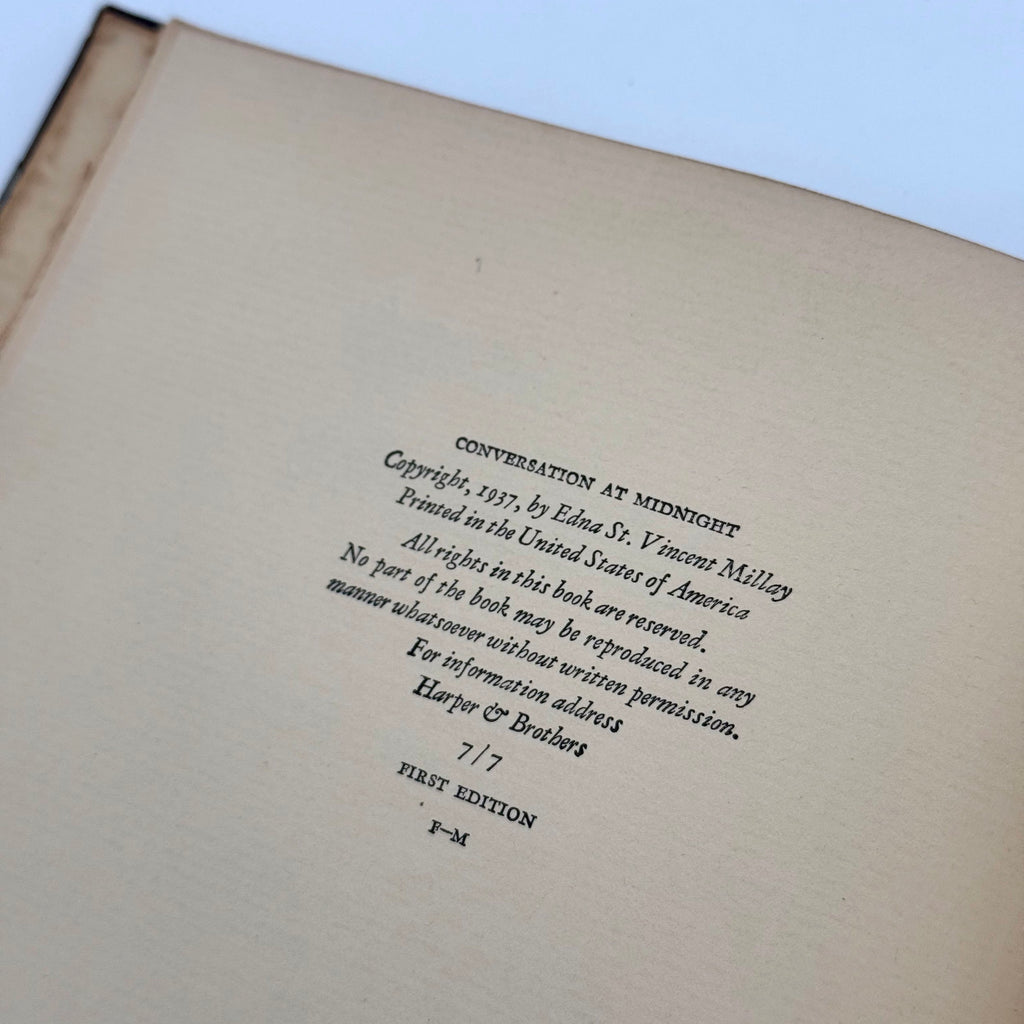 Book page with copyright information on a plain background