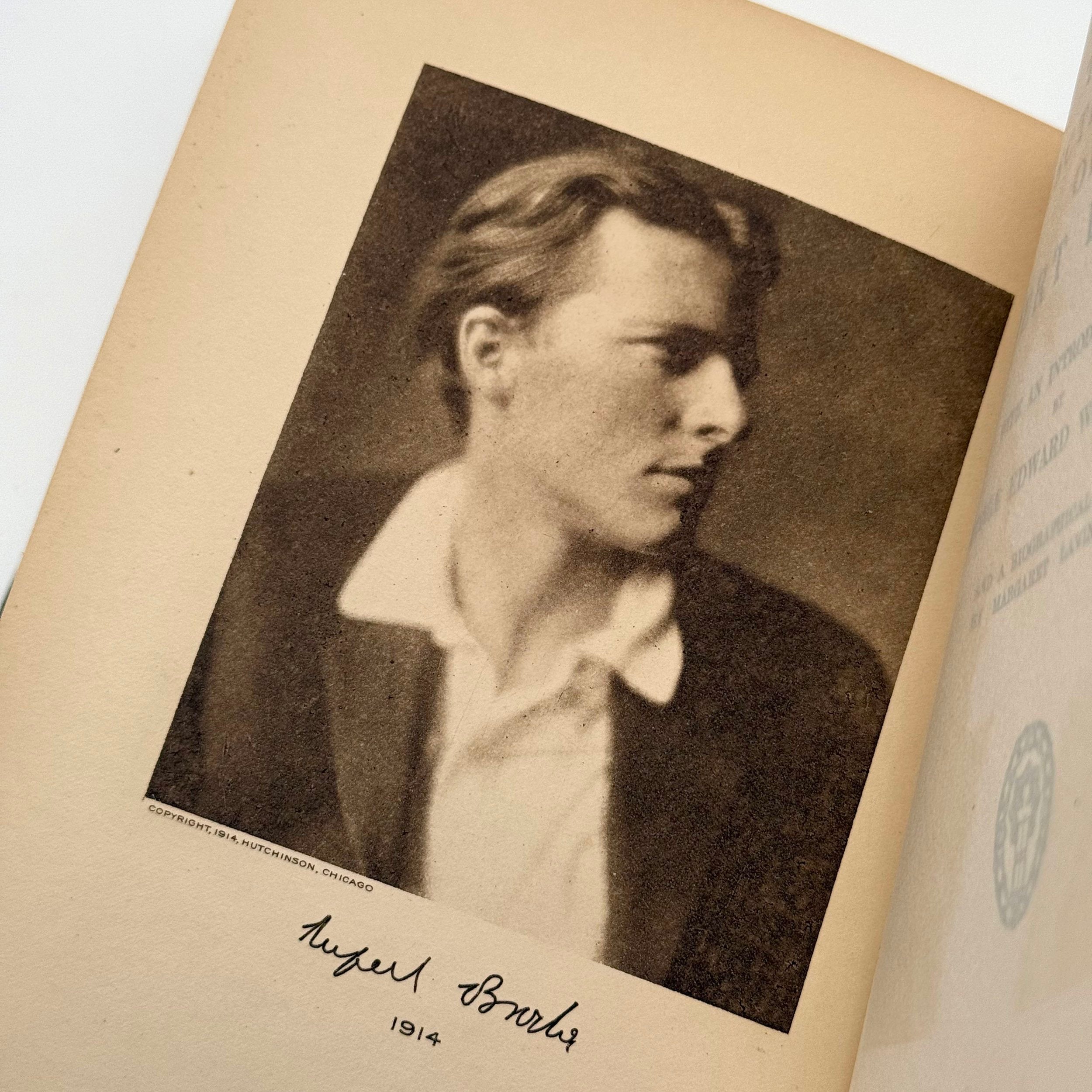 Vintage photograph of Rupert Brooke