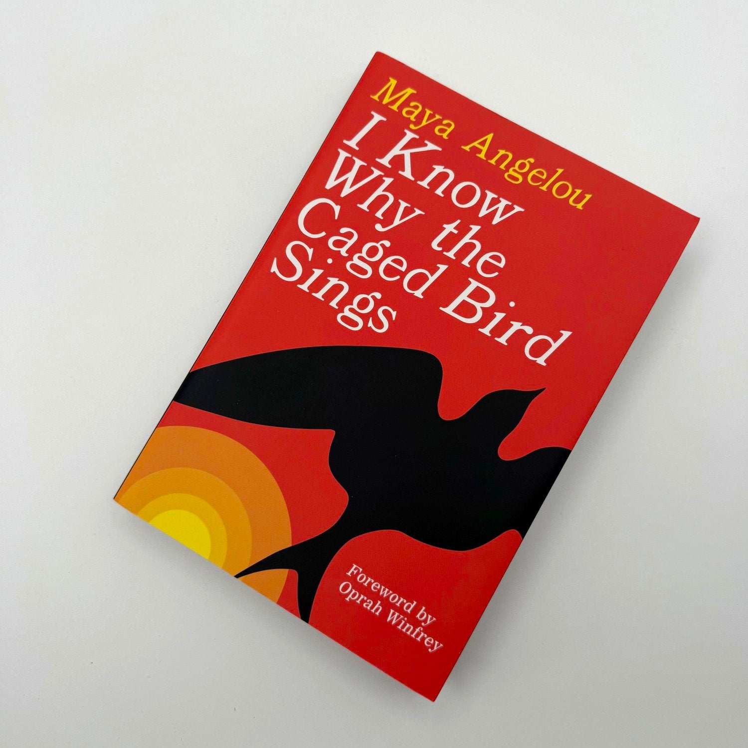 I Know Why the Caged Bird Sings by Maya Angelou paperback book cover - classic memoir autobiography