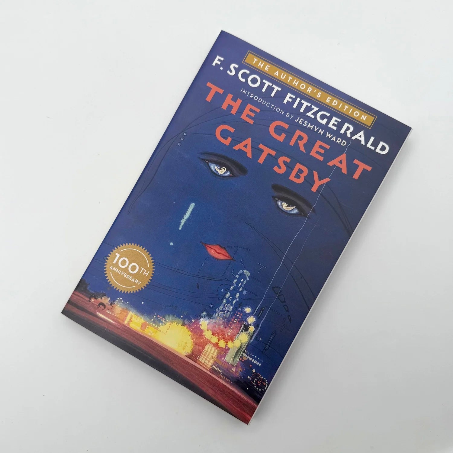 The Great Gatsby by F. Scott Fitzgerald paperback book cover - classic American literature Jazz Age novel