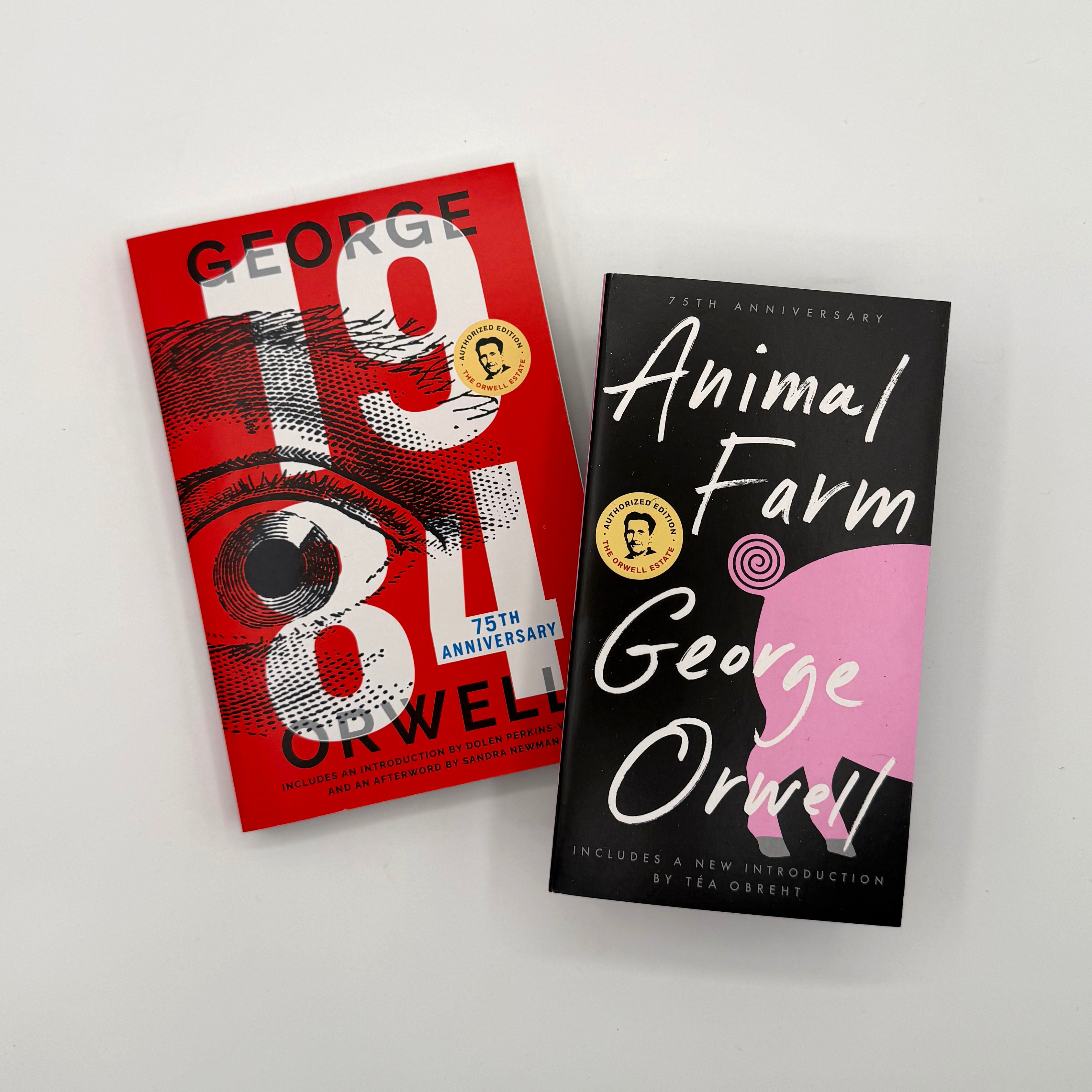 Dystopian Classics Collection featuring George Orwell's 1984 and Animal Farm books