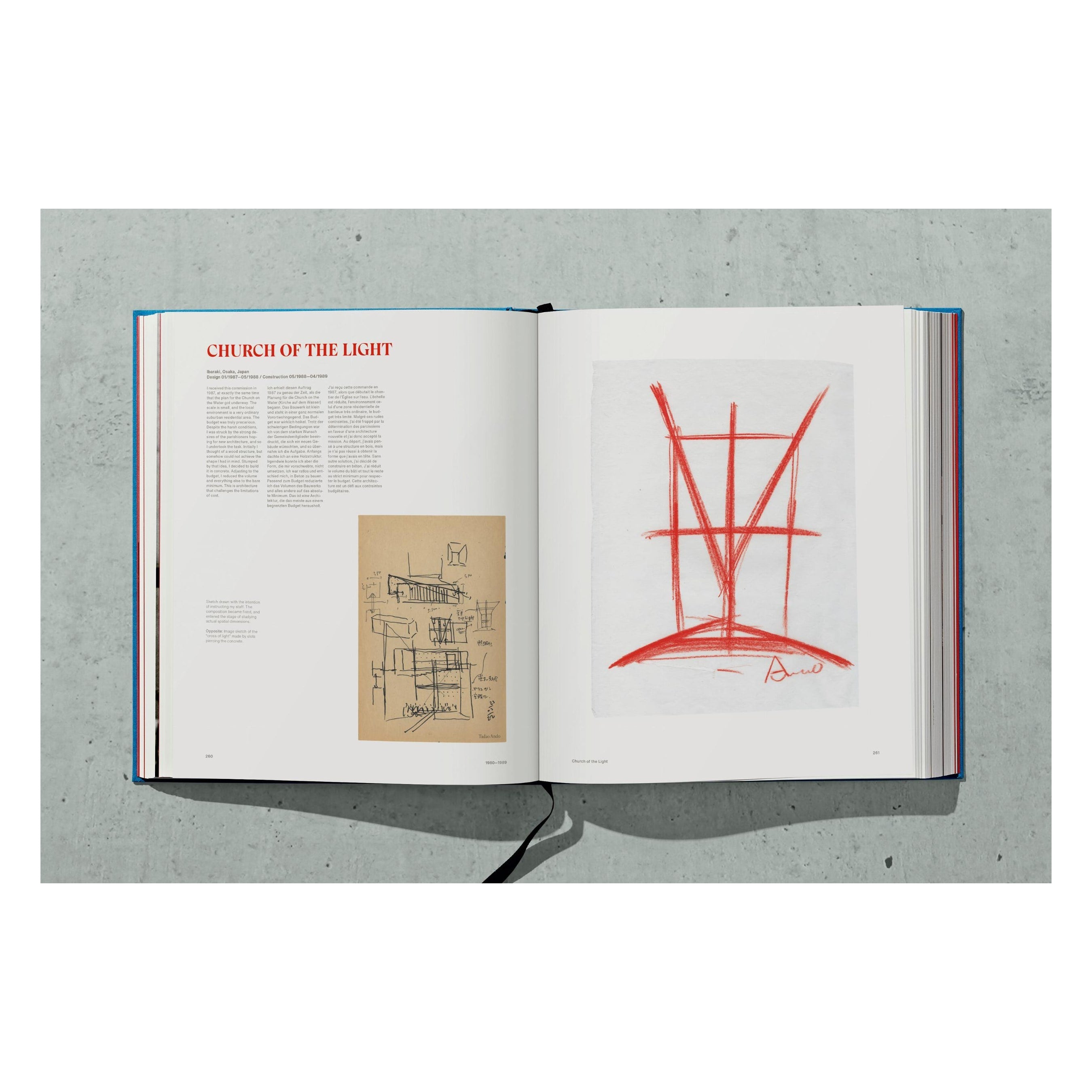 Tadao Ando: Sketches, Drawings, and Architecture (German, French, English)