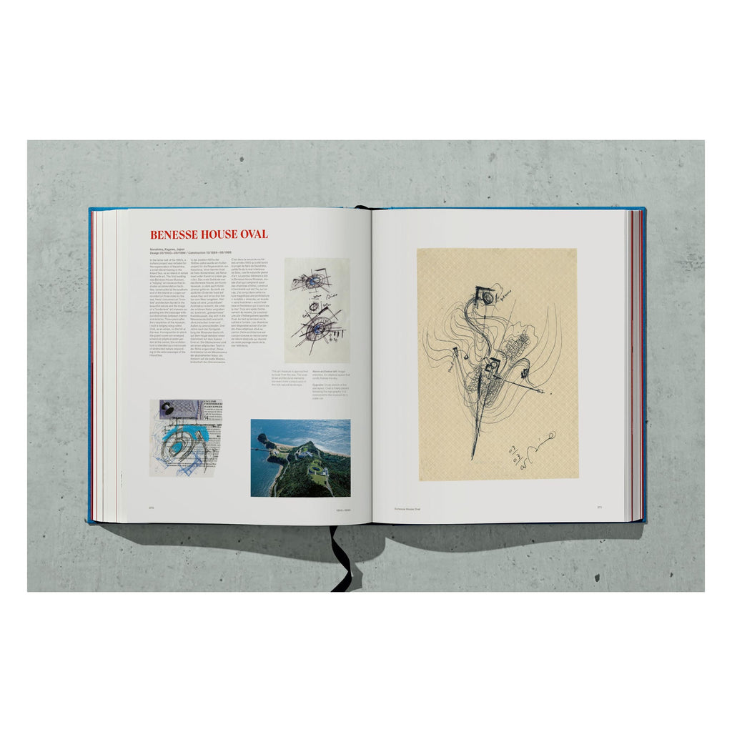 Tadao Ando: Sketches, Drawings, and Architecture (German, French, English)