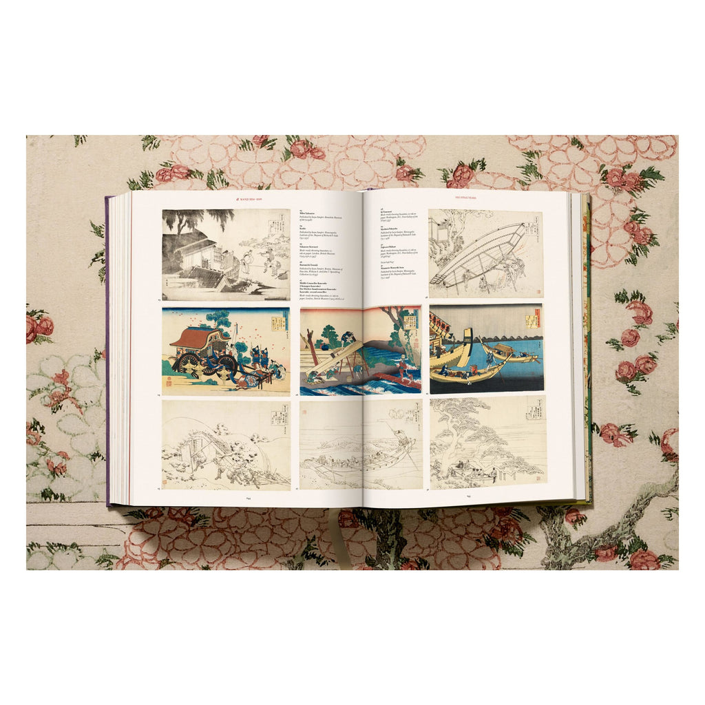 Hokusai (German, French, English)