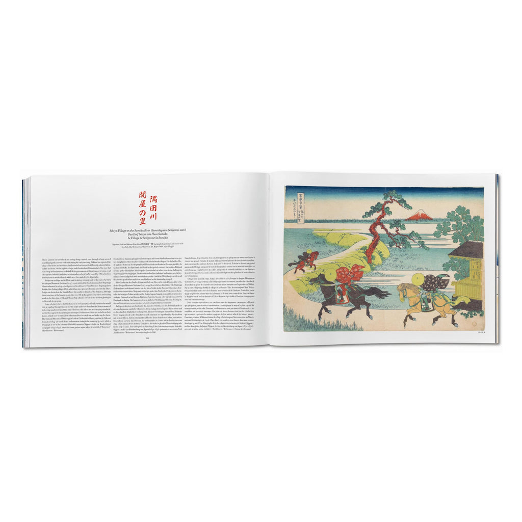 Hokusai: Thirty-six Views of Mount Fuji (German, French, English)