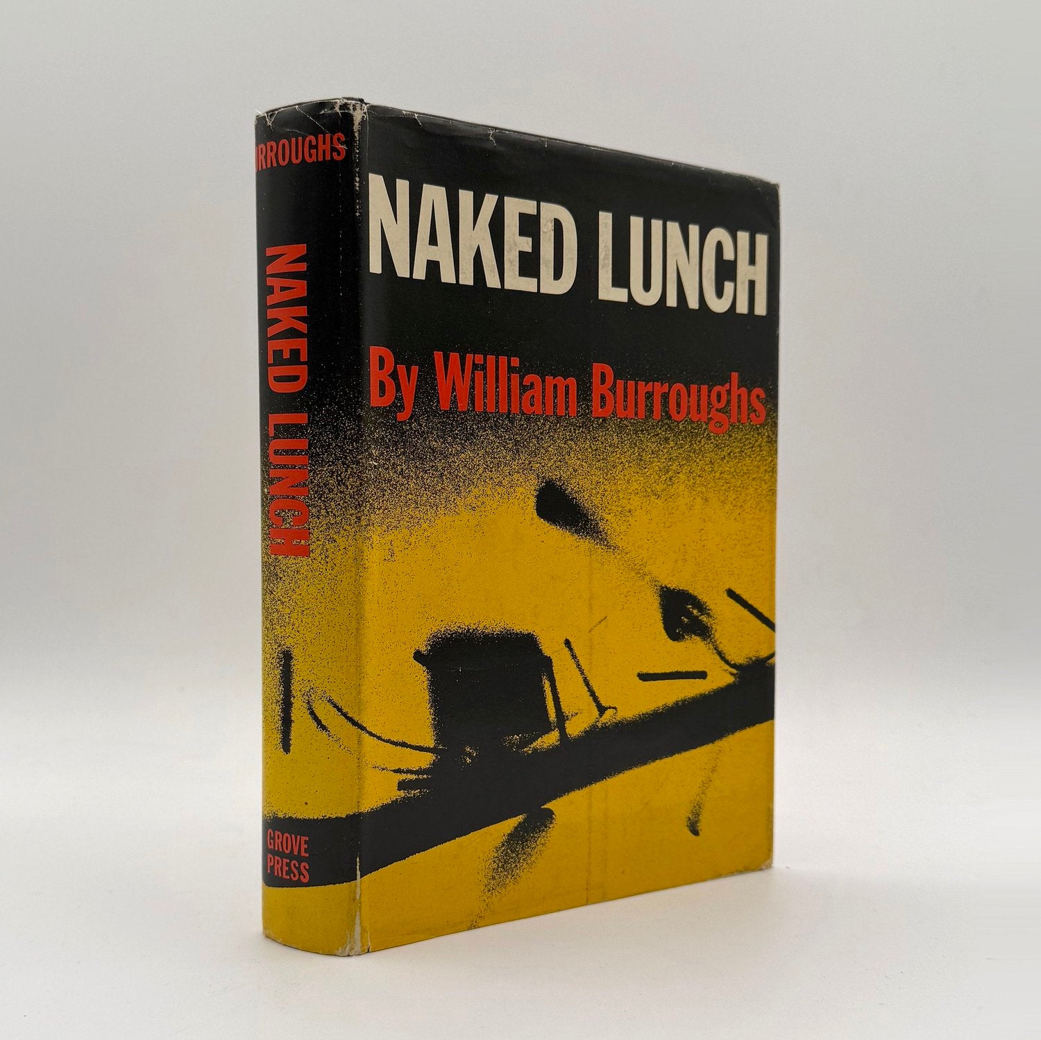 Naked Lunch by William S Burroughs 1959 first edition - Grove Press Beat Generation novel with dust jacket