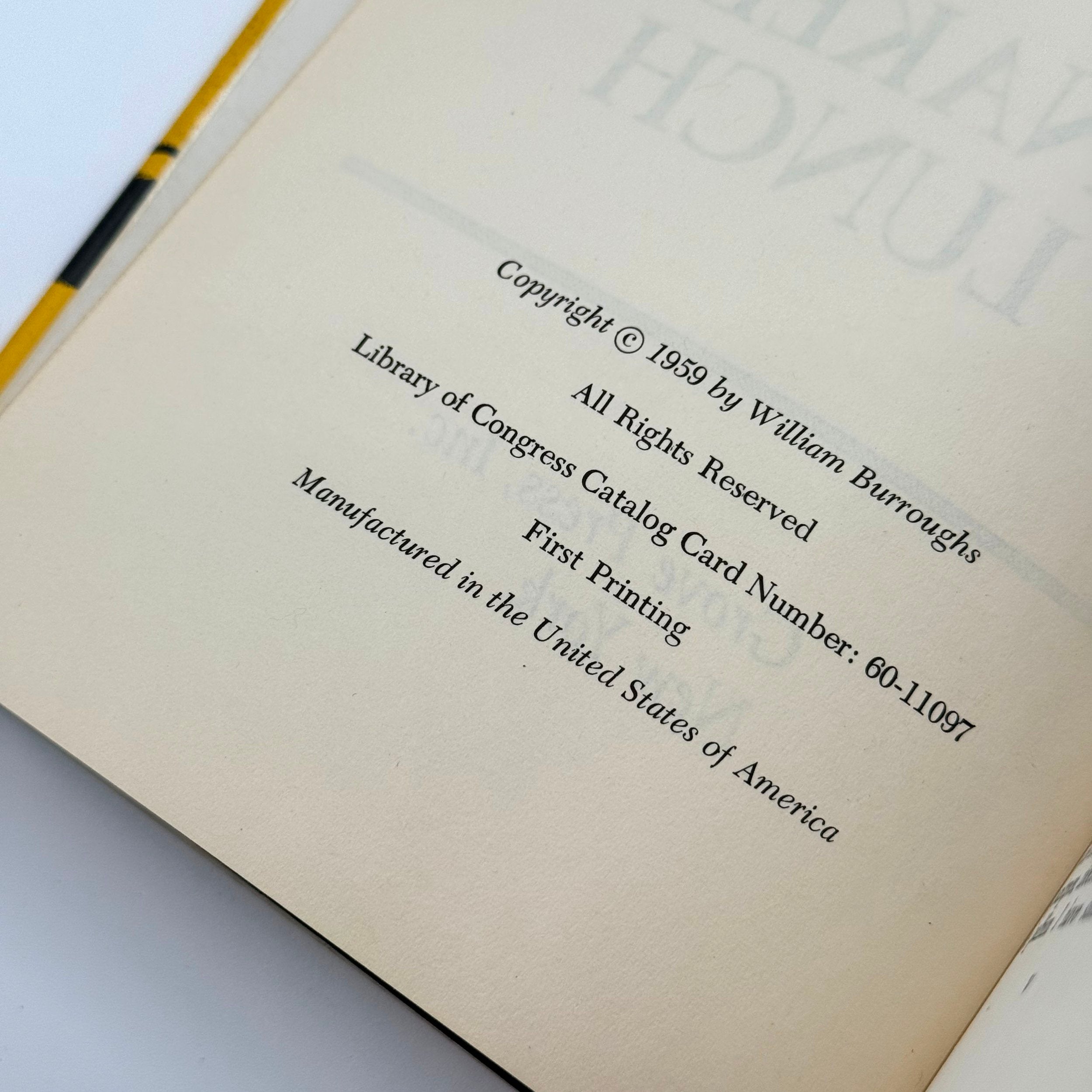 Copyright page of a book with text about the author, publication details, and rights reserved notice.