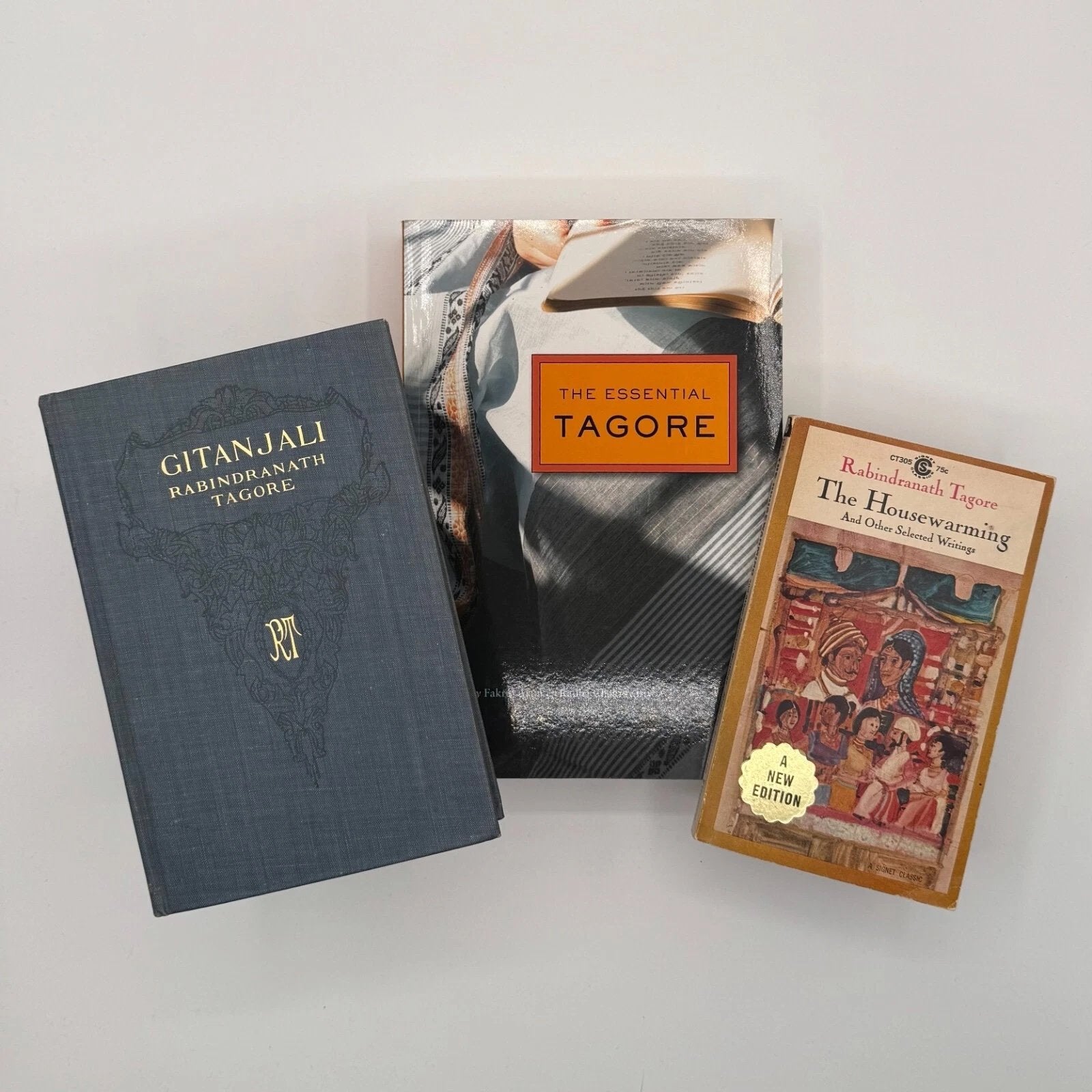 Rabindranath Tagore book collection - Essential Tagore Housewarming Gitanjali Nobel Laureate literature set