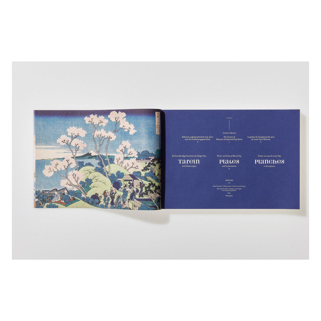 Hokusai: Thirty-six Views of Mount Fuji (German, French, English)