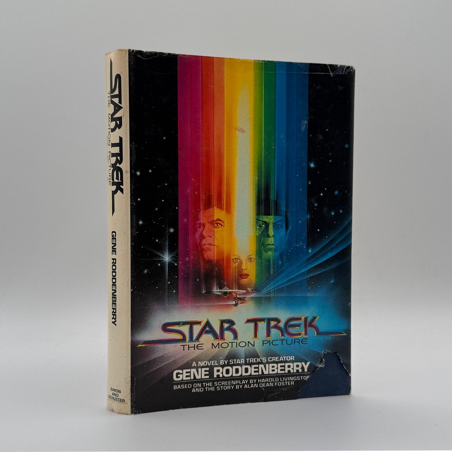 Star Trek Motion Picture novelization by Gene Roddenberry 1979 first edition - Simon Schuster vintage sci-fi cover