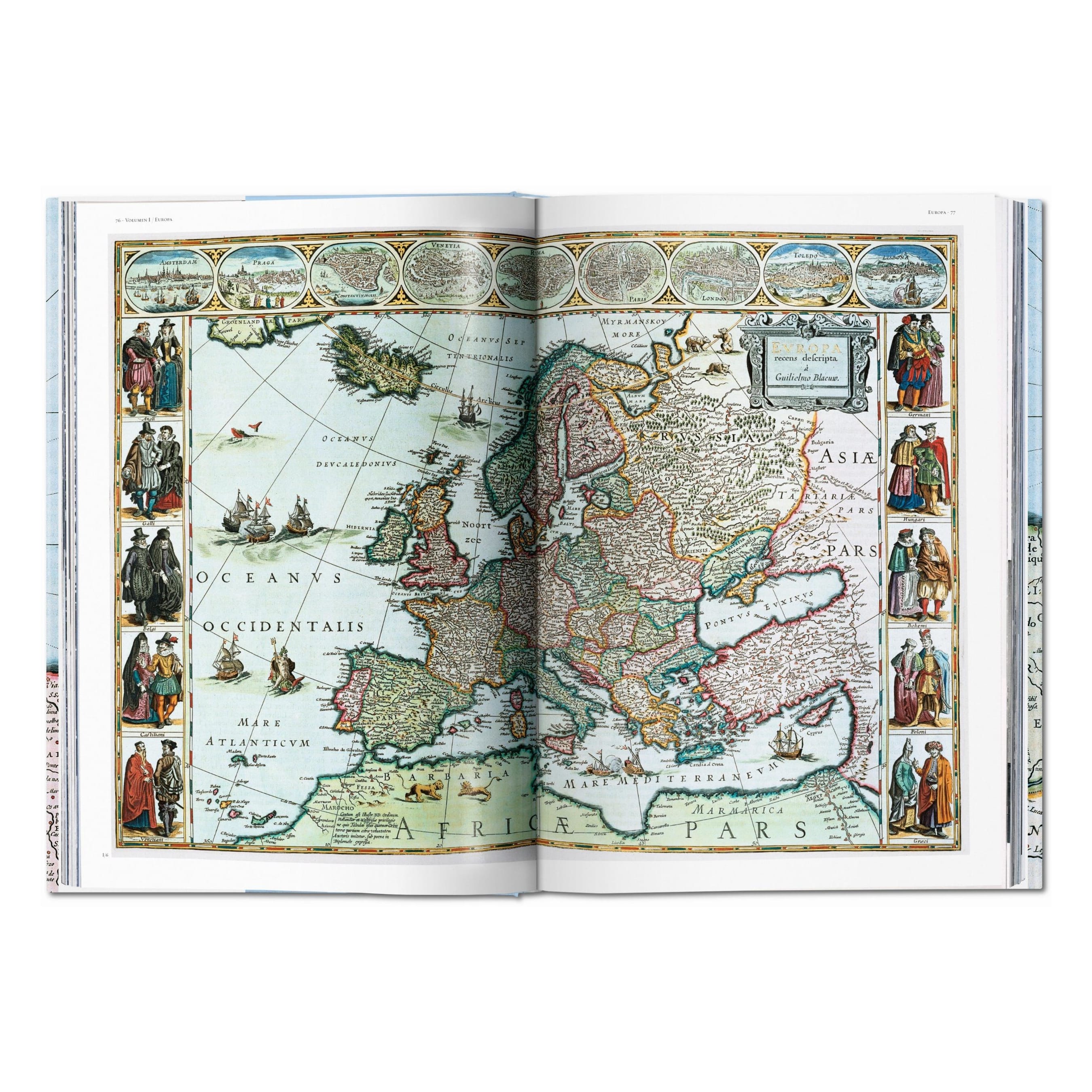Joan Blaeu: Atlas Maior of 1665 (German, French, English)