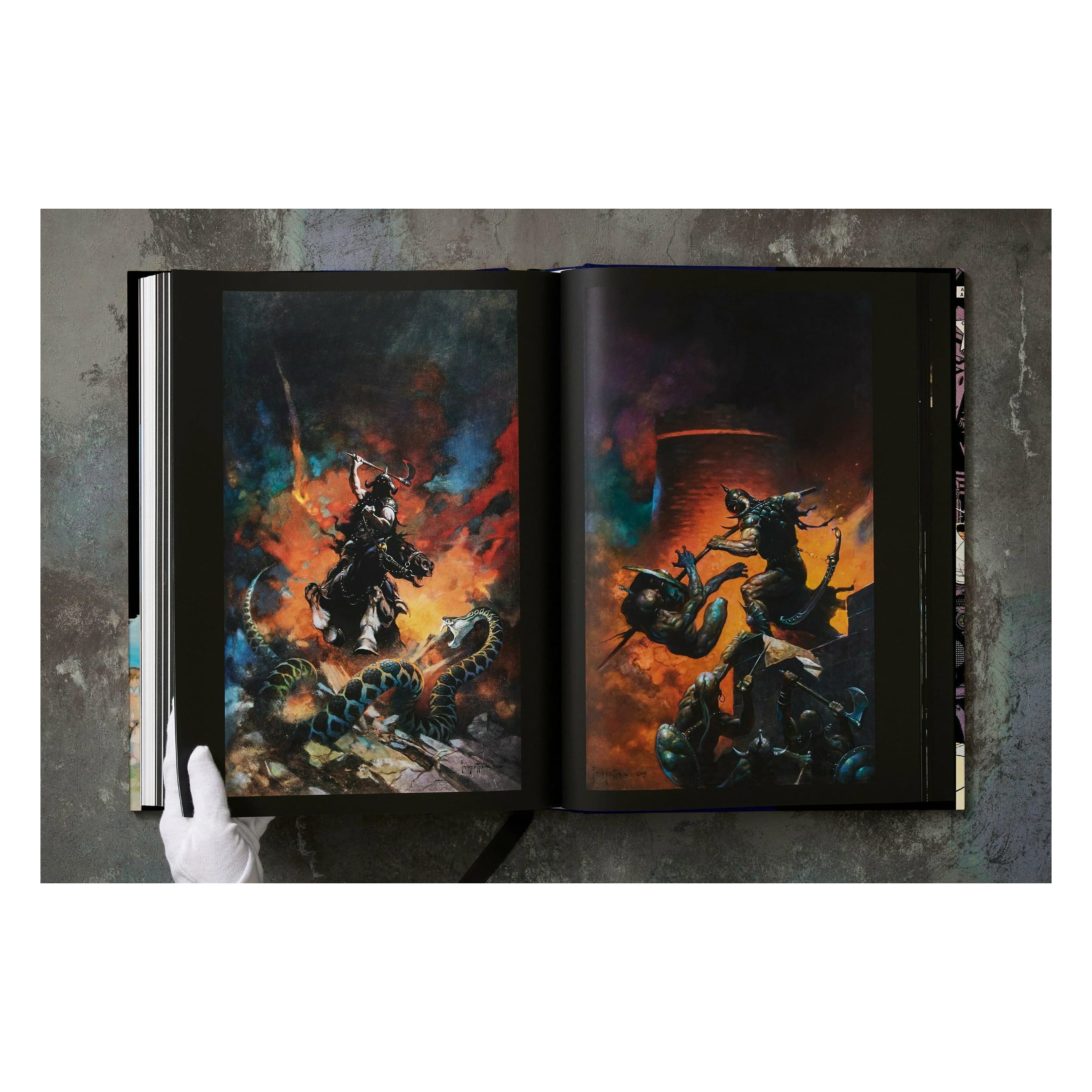 The Fantastic Worlds of Frank Frazetta (German, French, English)