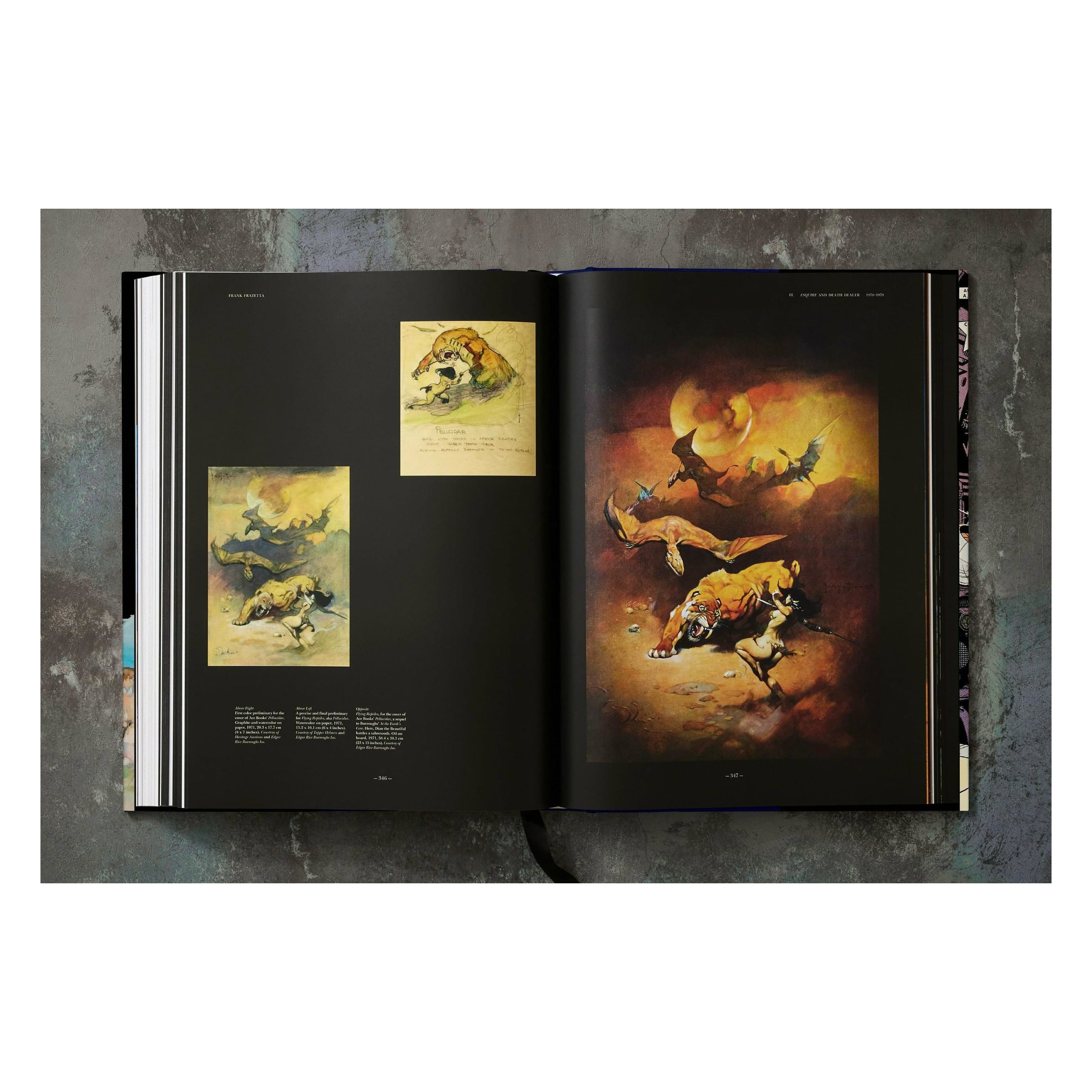 The Fantastic Worlds of Frank Frazetta (German, French, English)