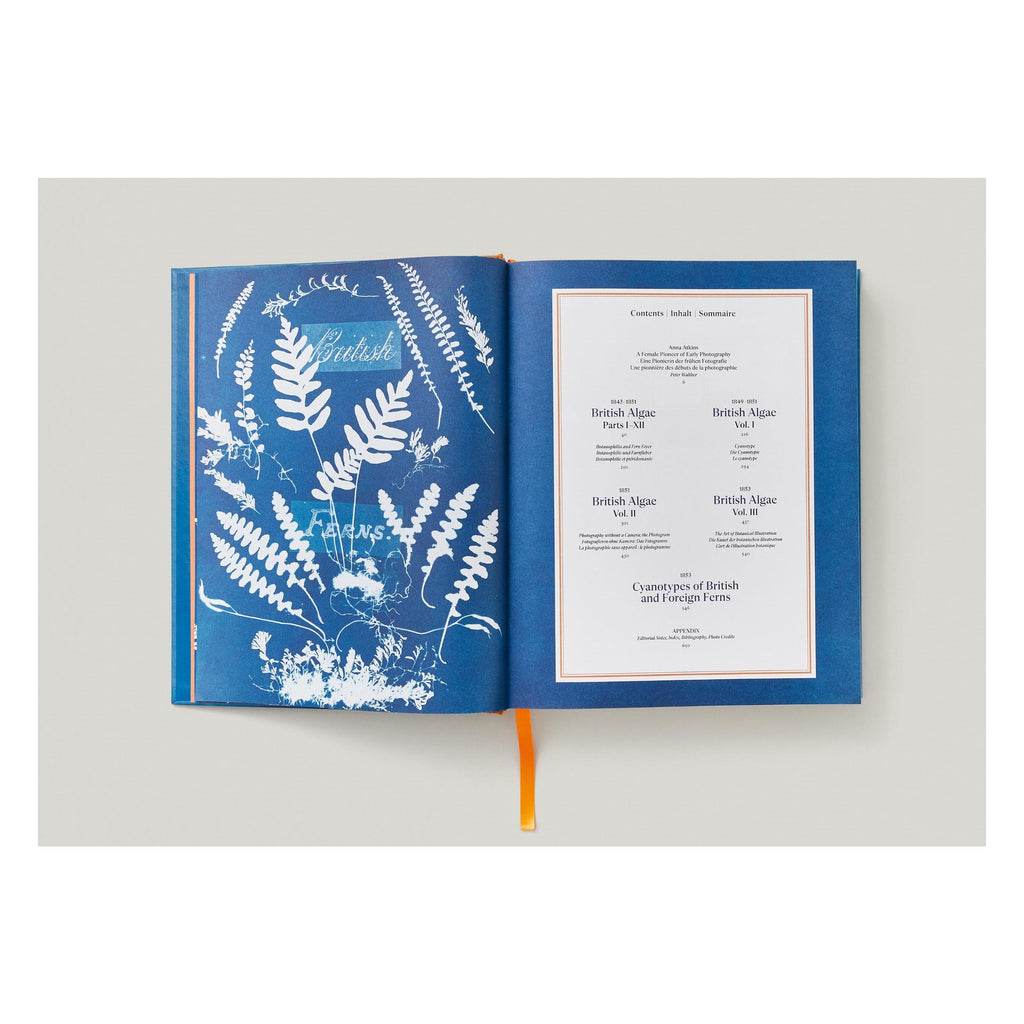 Anna Atkins. Cyanotypes (German, French, English)