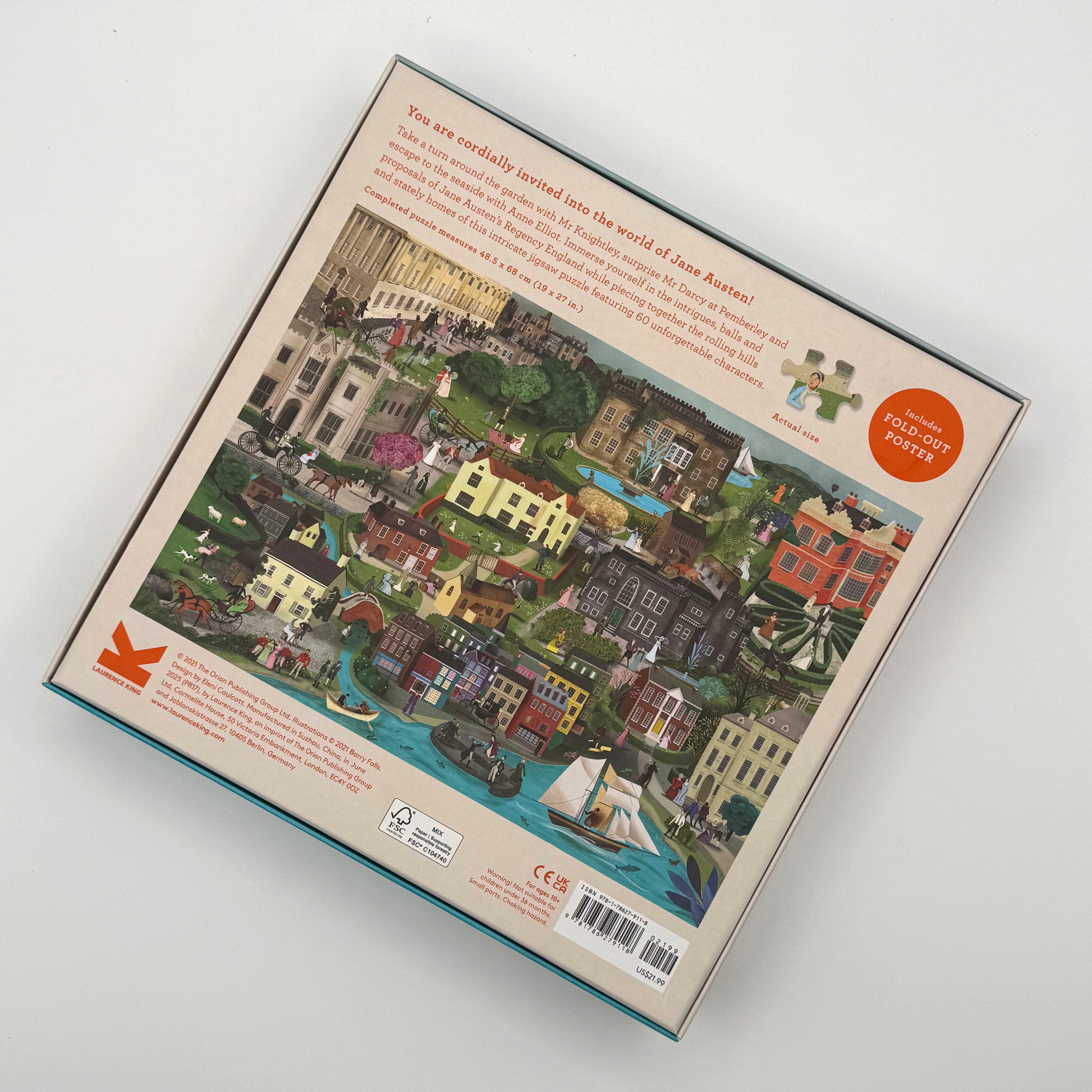The World of Jane Austen 1000 Piece Puzzle