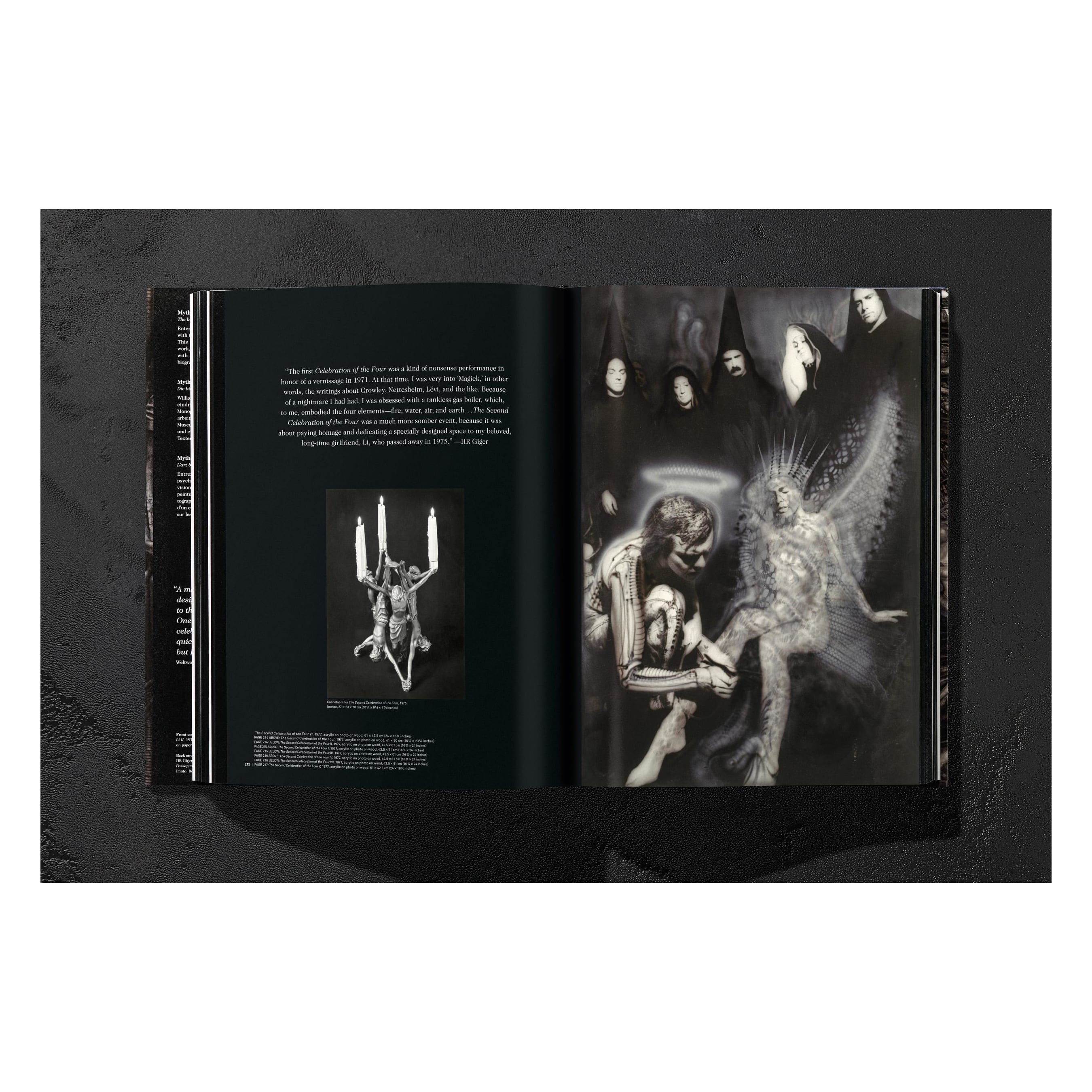 HR Giger (German, French, English)