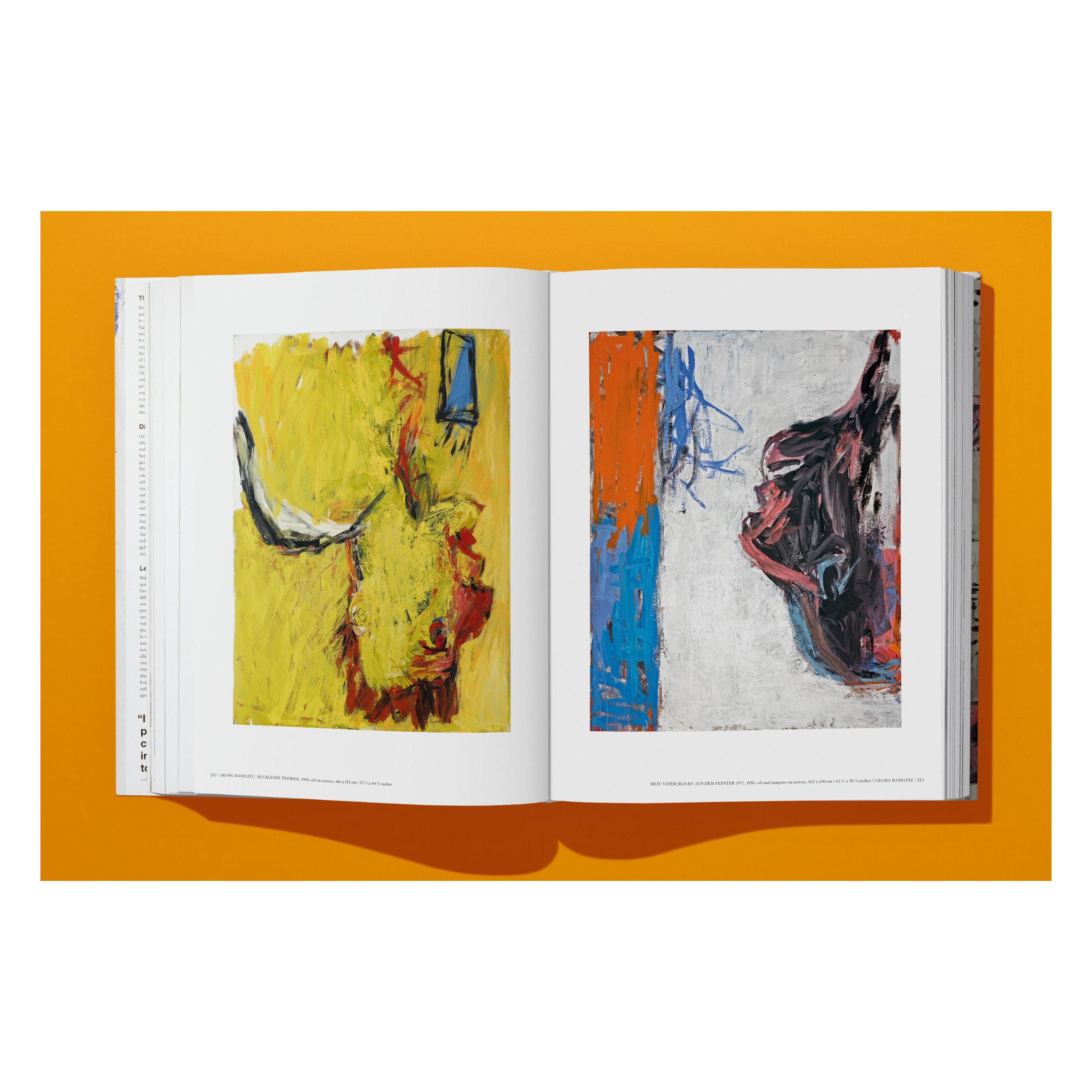 Georg Baselitz (German, French, English)