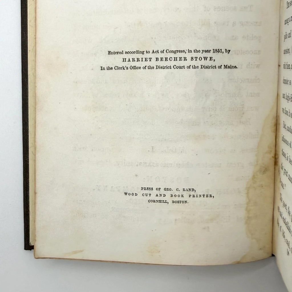 Uncle Tom's Cabin - 1852