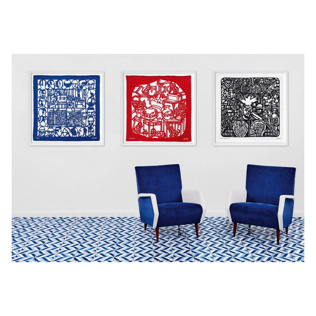 Ai Weiwei: The Silk Scarf ‘Haircut’
