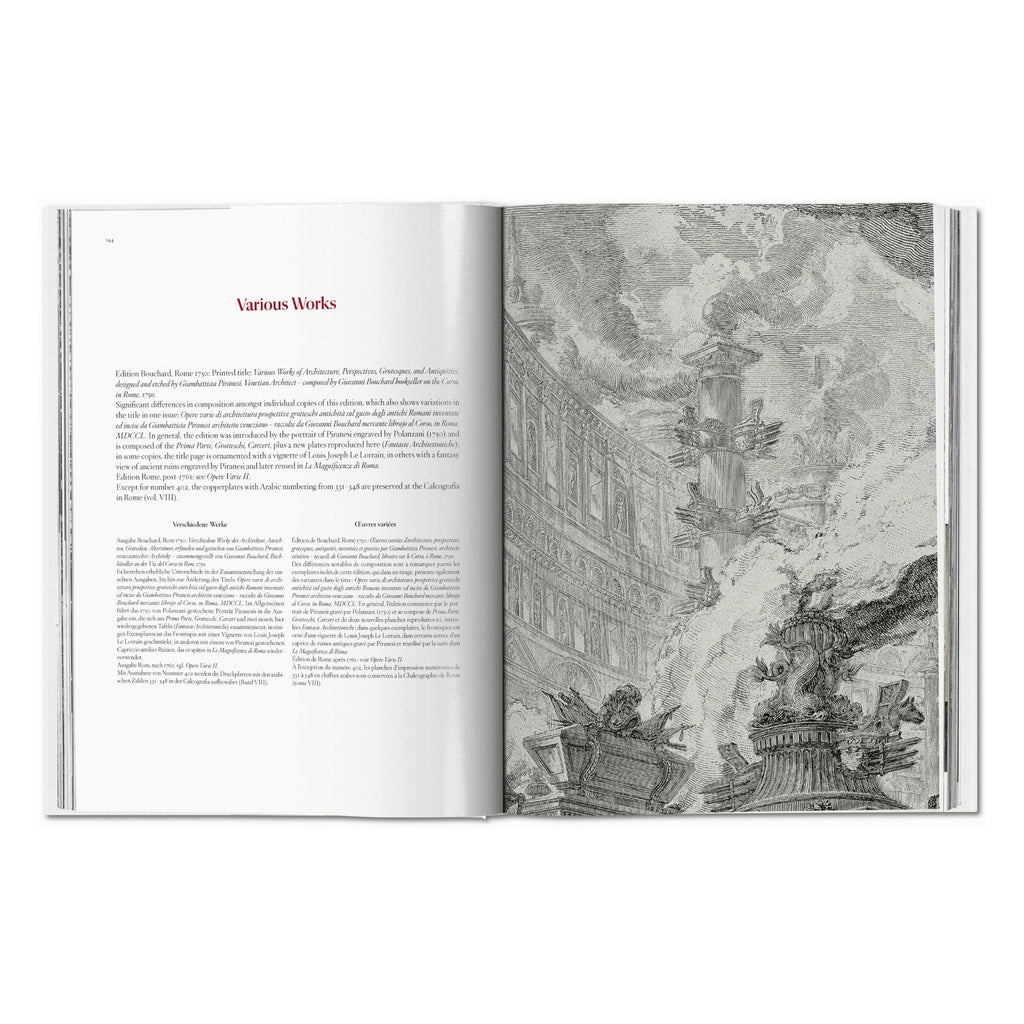 Piranesi: The Complete Etchings (German, French, English)