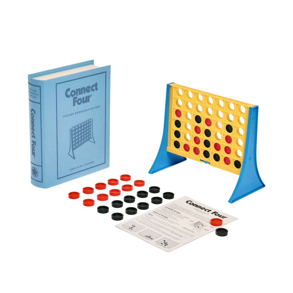 Connect 4 - Vintage Bookshelf Edition