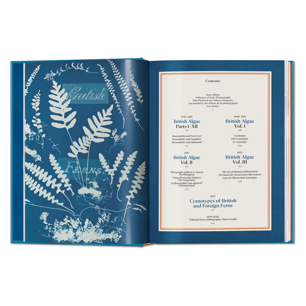 Anna Atkins. Cyanotypes: 45th Ed. (German, French, English)