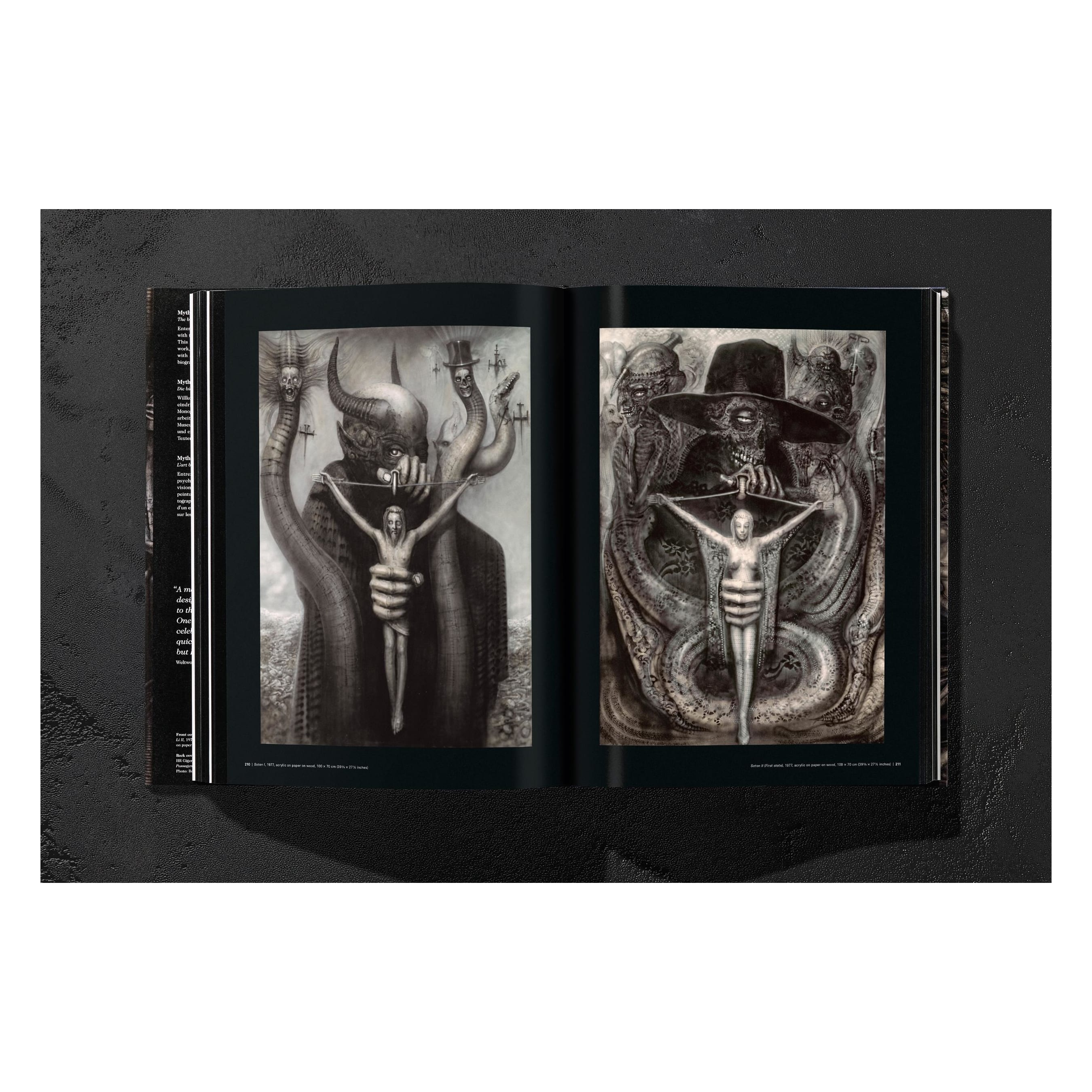 HR Giger (German, French, English)