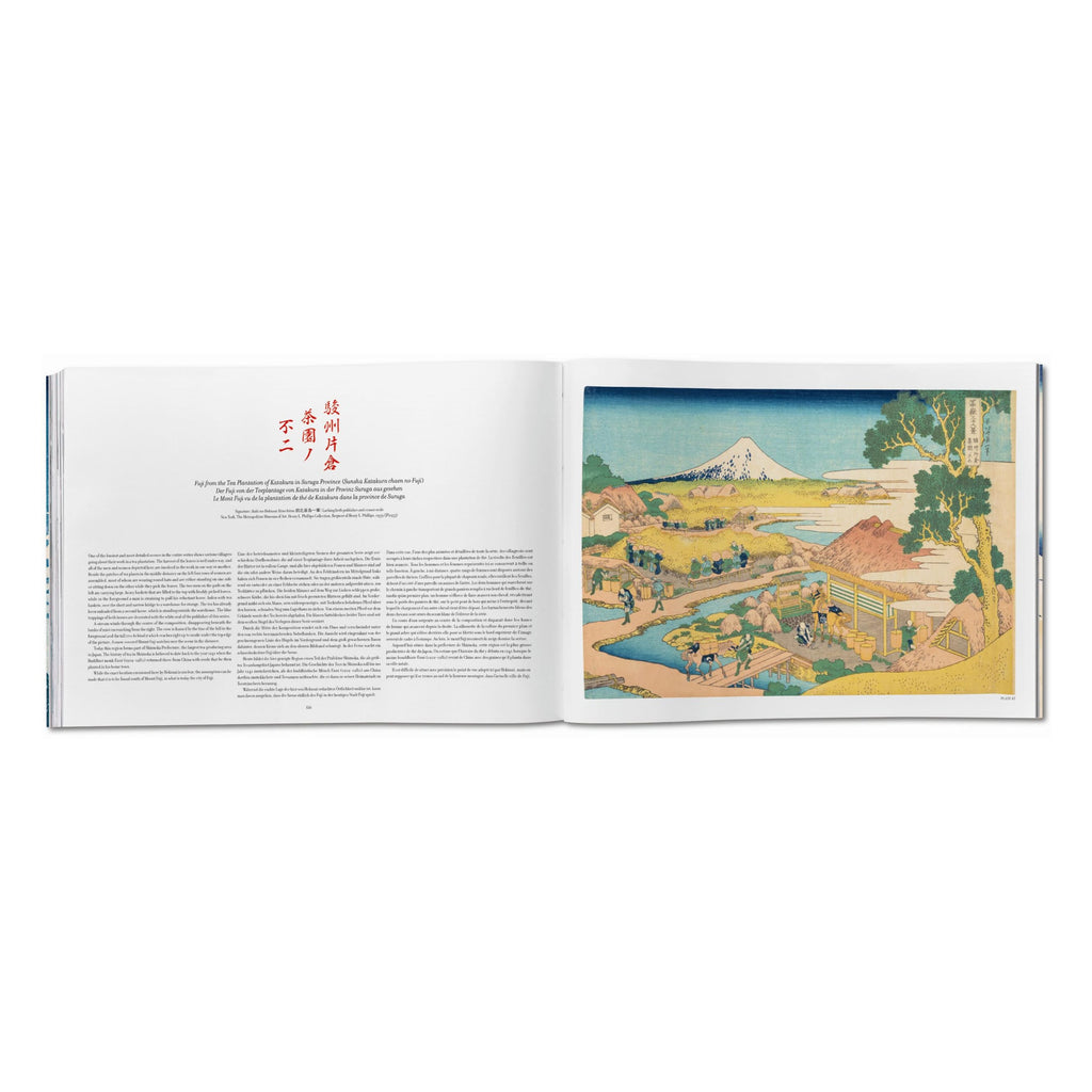 Hokusai: Thirty-six Views of Mount Fuji (German, French, English)