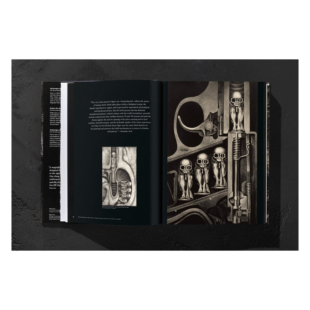 HR Giger (German, French, English)