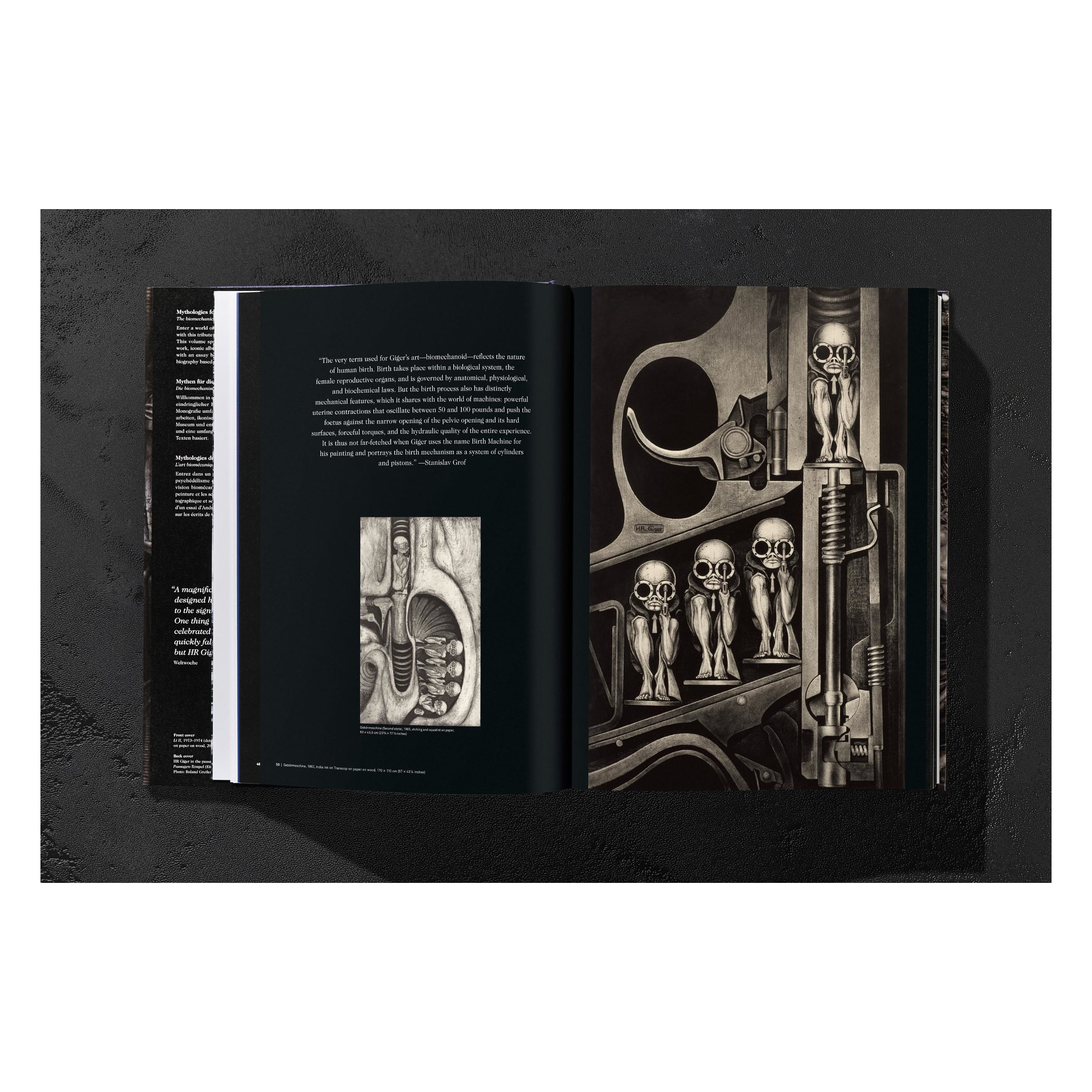 HR Giger (German, French, English)