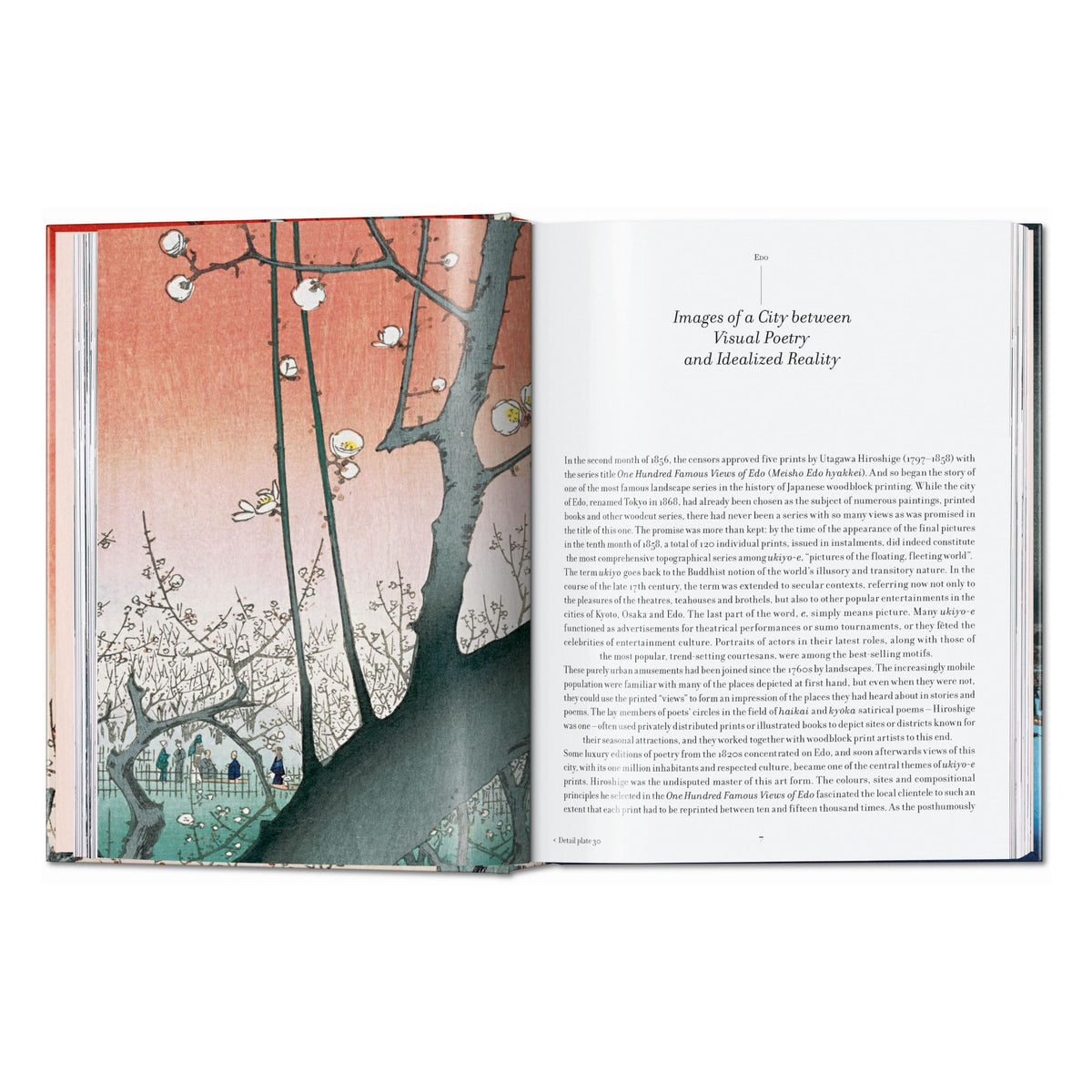 Hiroshige: One Hundred Famous Views of Edo 45th Ed. (German, French, English)