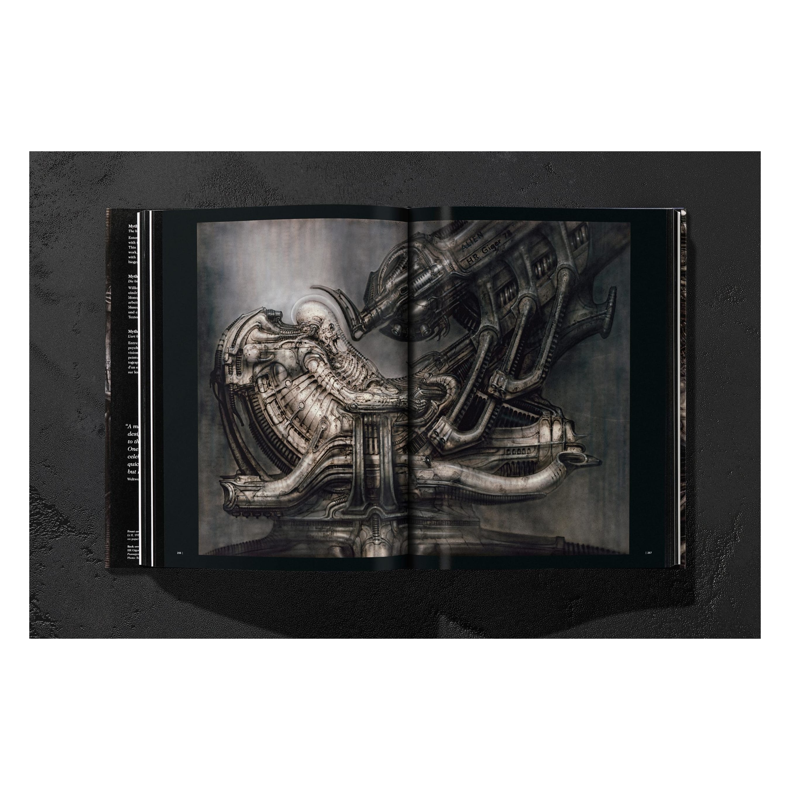 HR Giger (German, French, English)