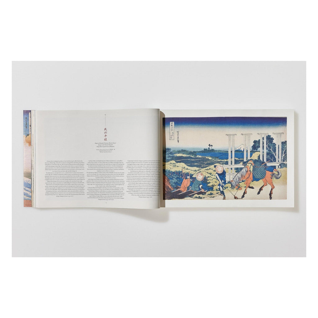 Hokusai: Thirty-six Views of Mount Fuji (German, French, English)