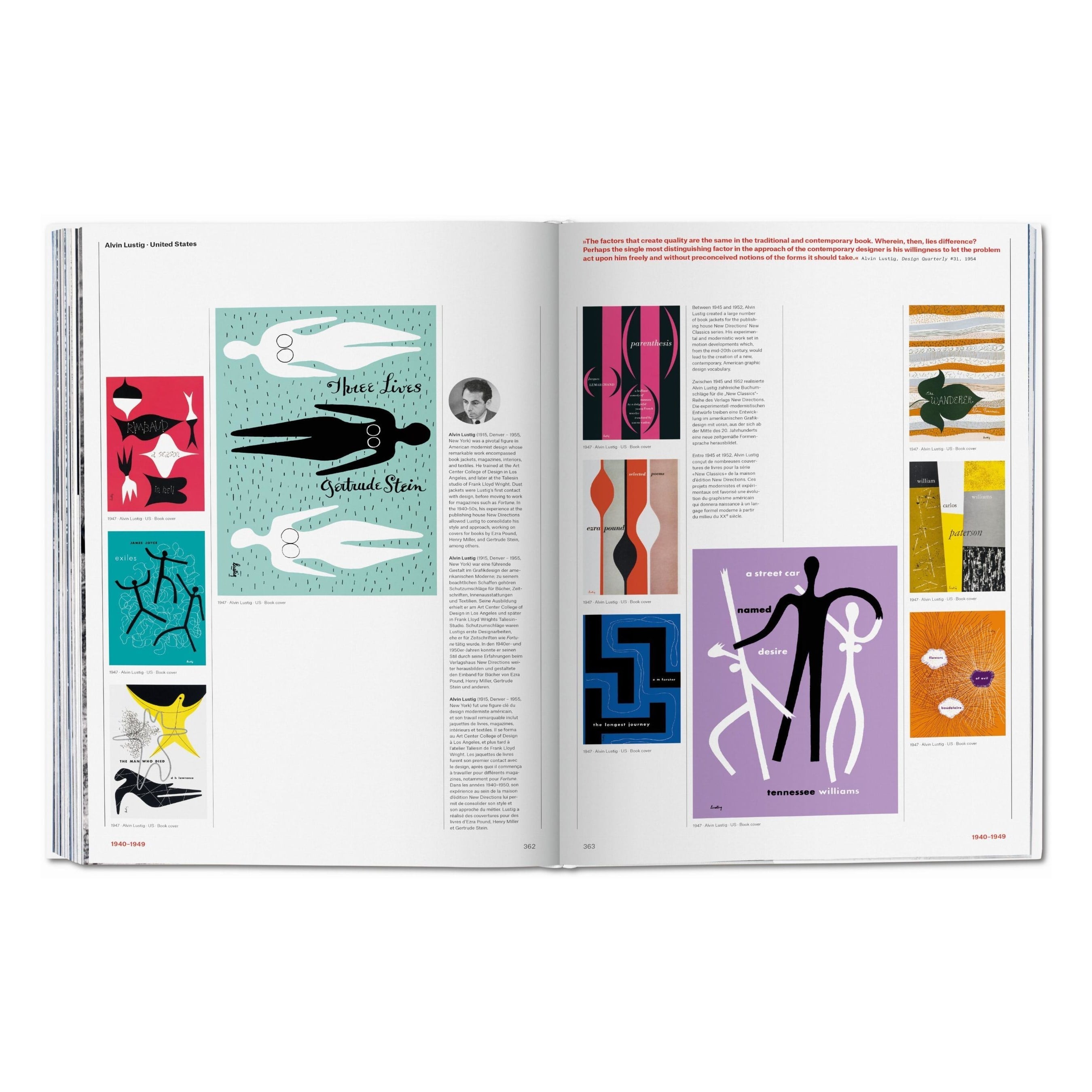 The History of Graphic Design: Vol. 1. 1890–1959 (German, French, English)