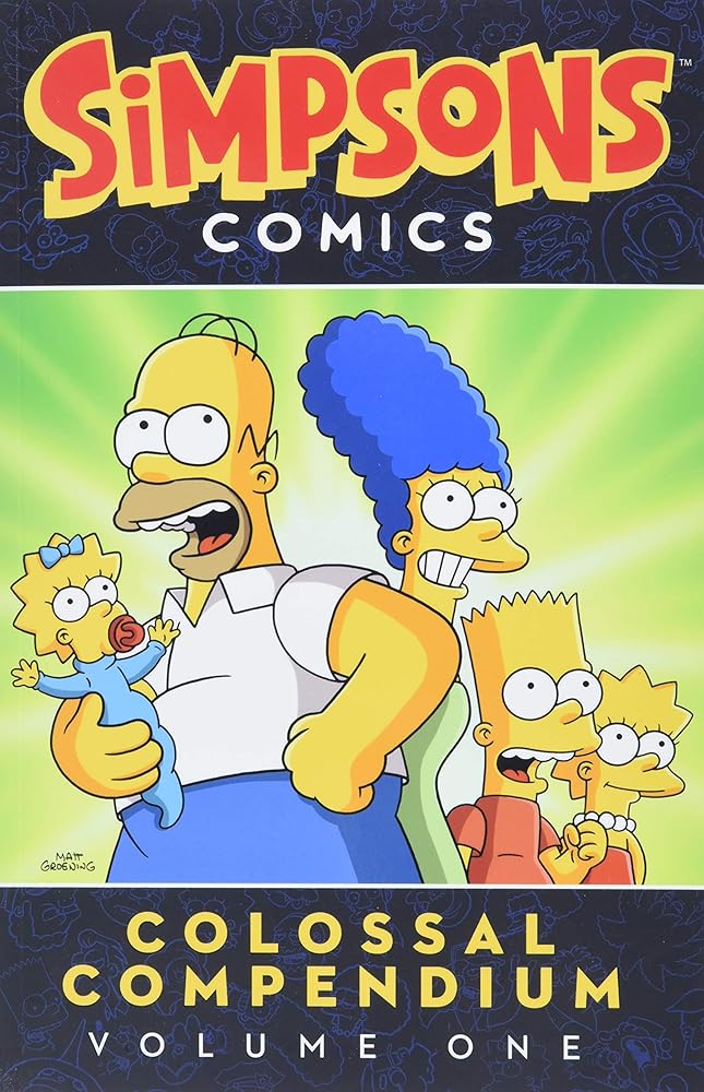 Simpsons Comics Colossal Compendium Volume 1: A Collectible Volume Featuring Moe's Tavern Paper Craft cover image
