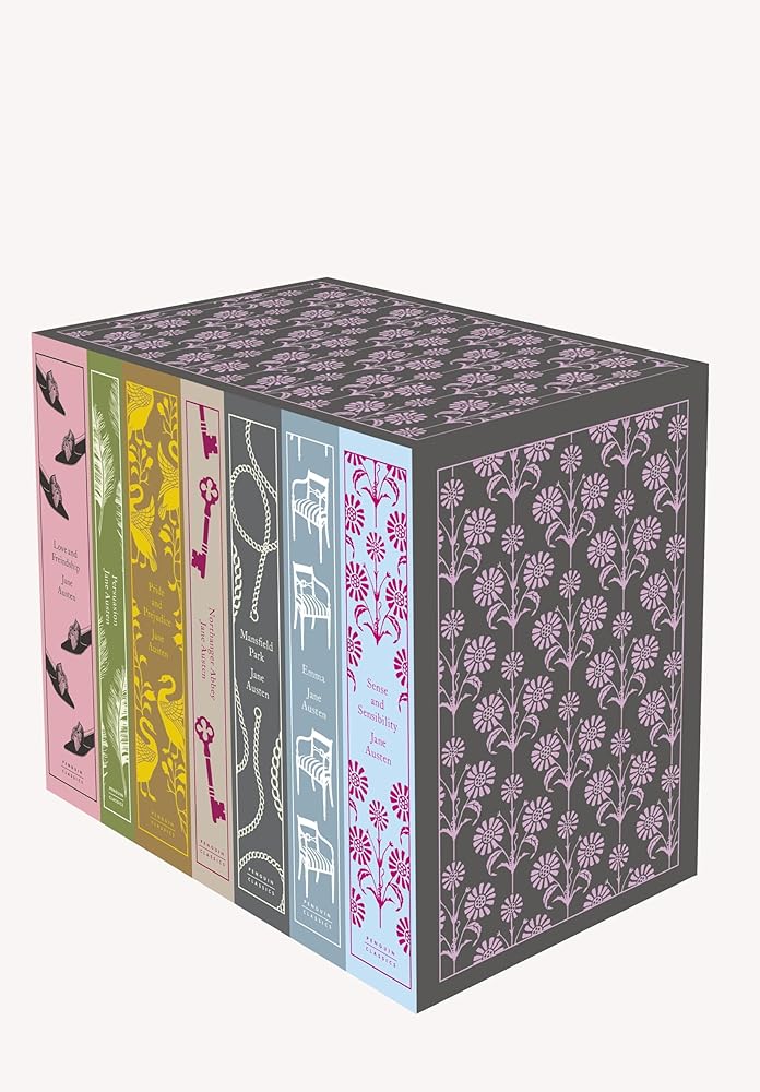 Jane Austen: The Complete Works 7-Book Boxed Set: Sense and Sensibility; Pride and Prejudice; Mansfield Park; Emma; Northanger Abbey; Persuasion; Love ... boxed set) (Penguin Clothbound Classics) cover image