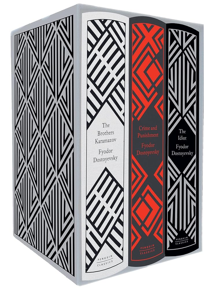 Fyodor Dostoyevsky 3-Book Boxed Set: Crime and Punishment; The Idiot; The Brothers Karamazov (Penguin Clothbound Classics) cover image