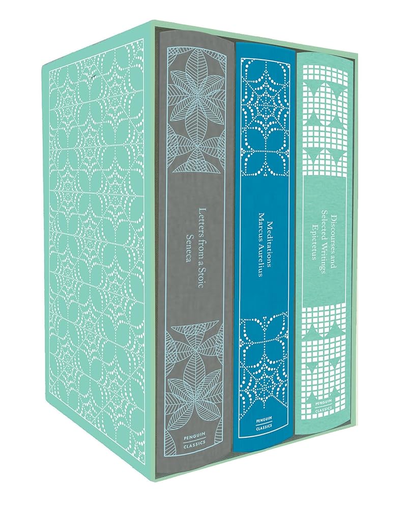 Major Works of the Stoics 3-Book Boxed Set: Meditations; Letters from a Stoic; Discourses and Selected Writings (A Penguin Classics Hardcover) cover image