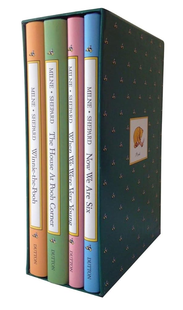Pooh's Library: Winnie-The-Pooh, The House At Pooh Corner, When We Were Very Young, Now We Are Six (Pooh Original Edition) cover image