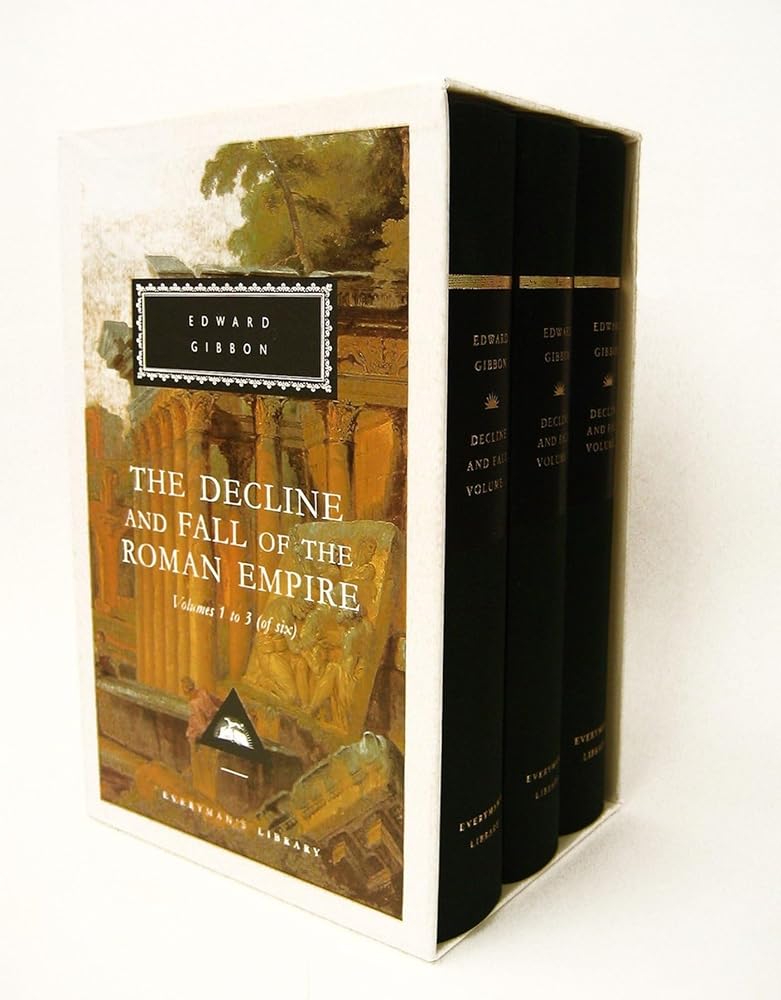 The Decline and Fall of the Roman Empire: Volumes 1-3 of 6 (Everyman's Library) cover image