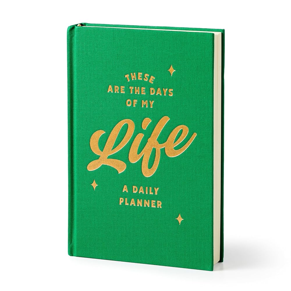 These Are the Days of My Life Undated Daily Planner cover image