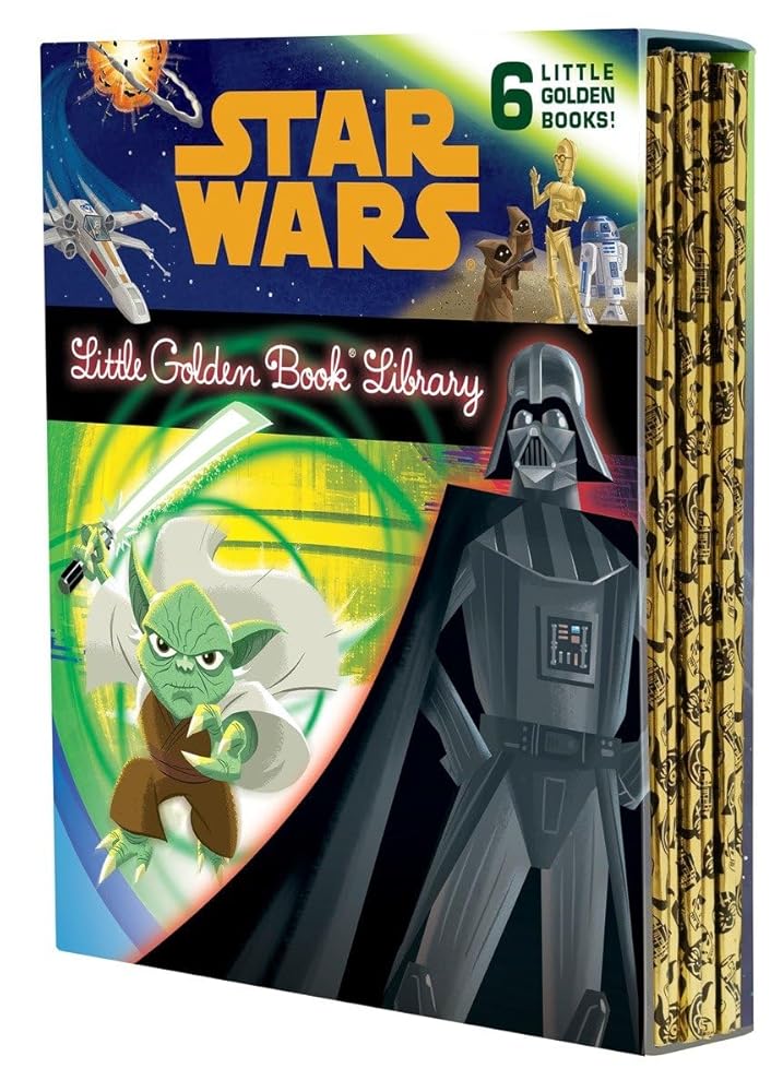 The Star Wars Little Golden Book Library (Star Wars): The Phantom Menace; Attack of the Clones; Revenge of the Sith; A New Hope; The Empire Strikes Back; Return of the Jedi cover image