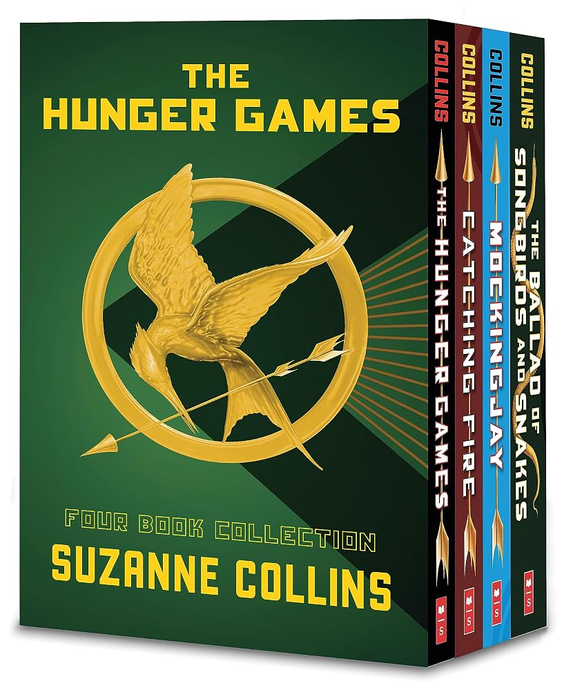 Hunger Games 4-Book Paperback Box Set (the Hunger Games, Catching Fire, Mockingjay, the Ballad of Songbirds and Snakes) cover image
