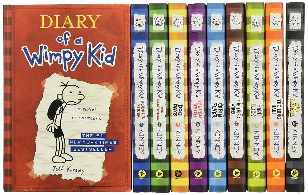 Diary of a Wimpy Kid Box of Books 1–10 Hardcover Gift Set cover image