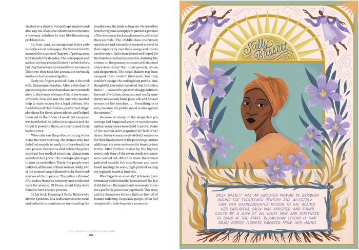 League of Lady Poisoners: Illustrated True Stories of Dangerous Women