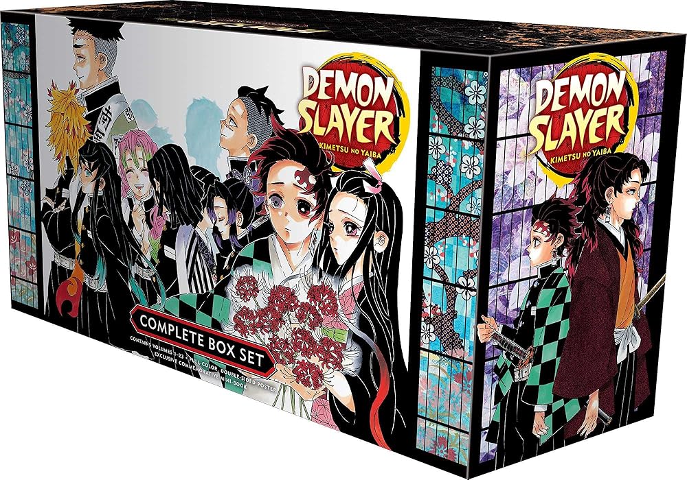 Demon Slayer: Kimetsu no Yaiba Complete Box Set: Includes volumes 1-23 with premium cover image