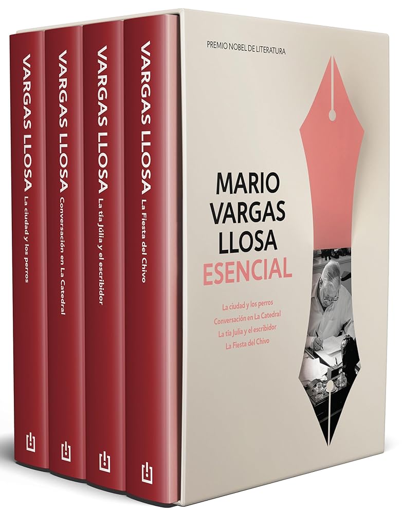Estuche Mario Vargas Llosa esencial: contiene: Conversación en La Catedral | La Fiesta del Chivo | La ciudad y los perros | La tía Julia y el escribidor (Contemporánea) cover image