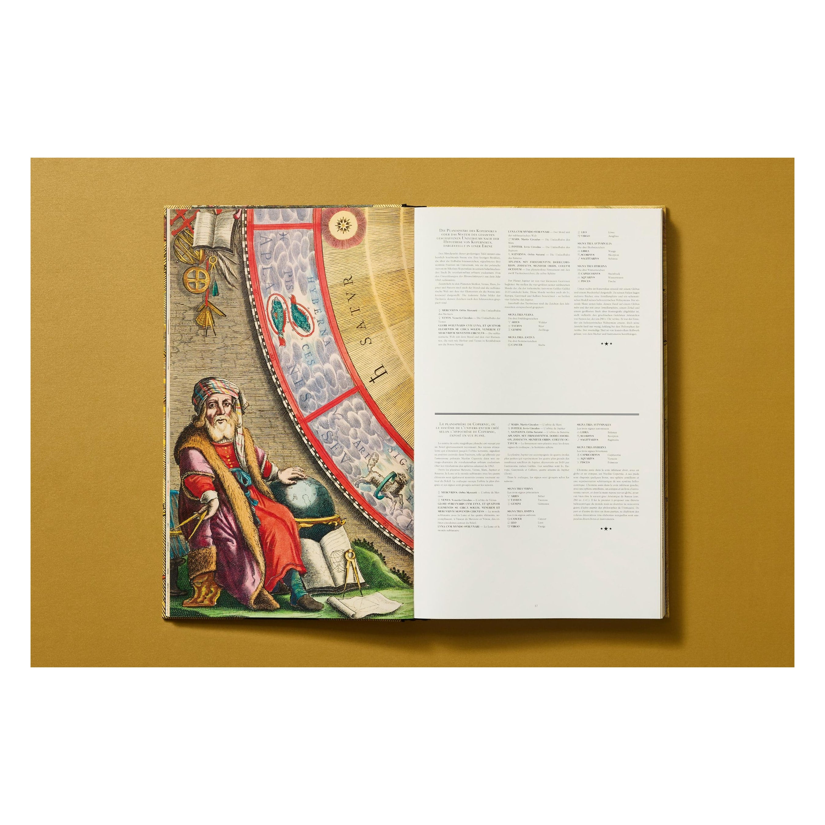 Cellarius Atlas (German, French, English)