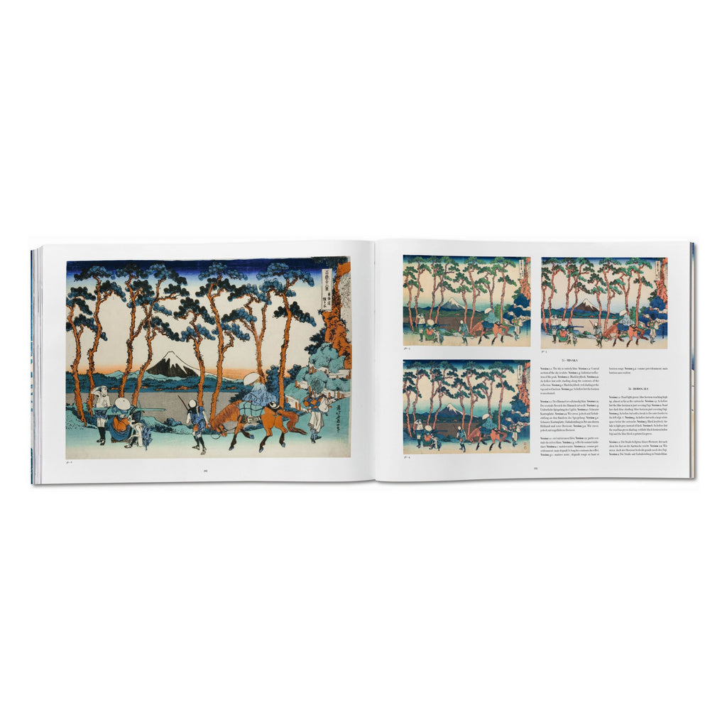 Hokusai: Thirty-six Views of Mount Fuji (German, French, English)